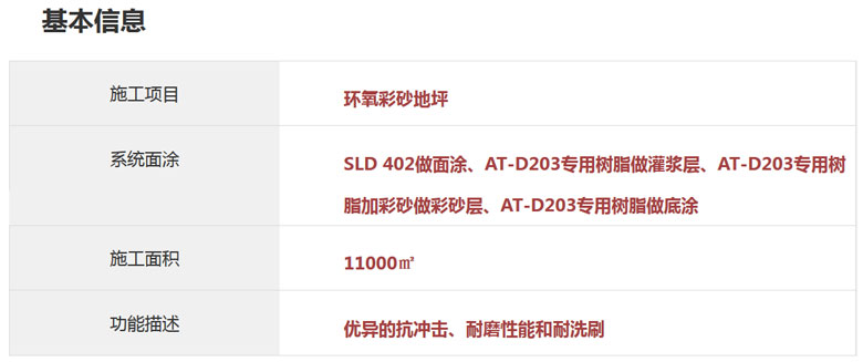 施工项目: 环氧彩砂地坪 施工项目: 环氧彩砂地坪