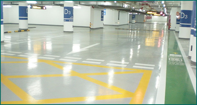 金融街购物中心地下停车场环氧砂浆地坪项目 金融街购物中心地下停车场环氧砂浆地坪项目