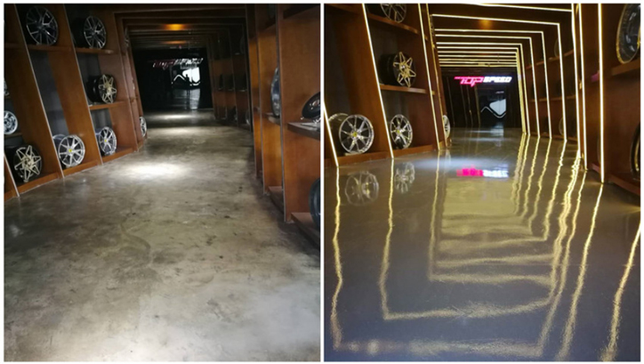 汽车改装厂地面翻新 汽车改装厂地面翻新