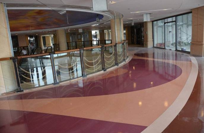 环氧彩砂地坪 环氧彩砂地坪