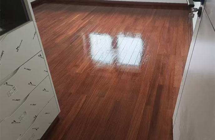 塑立得对木地板翻新后 塑立得对木地板翻新后